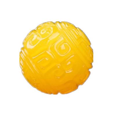 纯天然蜜蜡圆珠回纹珠配饰散珠