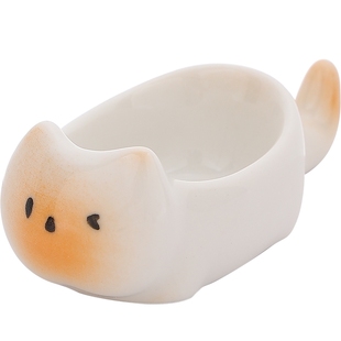 可爱暹罗猫调味碟创意蘸料碟高颜值沾酱碟火锅酱油醋碟陶瓷釉下彩