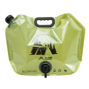 北山狼户外水袋露营便携式大容量带水龙头折叠储水袋加厚水桶装备