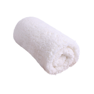 仿羊羔绒布料面料加厚加宽短毛绒单面婴儿毛毯被DIY白色里子布料