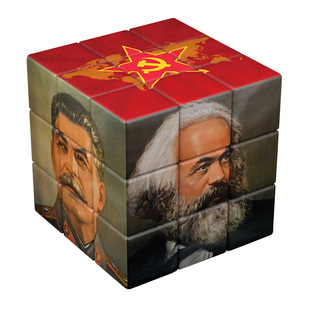 马列主义马克思切格瓦拉周边 创意三阶图案魔方玩具 益智文创礼物