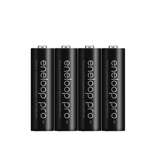 松下爱乐普eneloop pro黑色AA5号高容量BK-3HCCA/4BW充电电池 适用相机/闪光灯/游戏手柄 五号可充电电池
