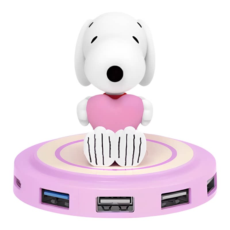 史努比立体卡通USB-C转接读卡器