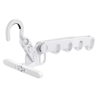 折叠晾衣架便携旅游酒店晾晒挂架出差晾衣神器多功能五孔衣架