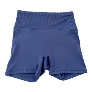 裸感蜜桃臀运动三分裤女夏季户外跑步速干健身短裤高腰收腹瑜伽裤