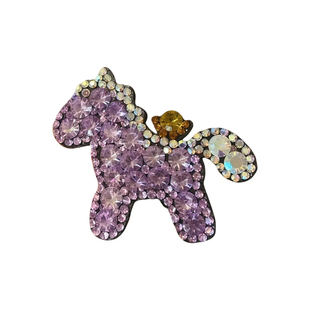 温柔紫色小马刘海侧边夹女2026新款高级感后脑勺碎发鸭嘴夹子头饰