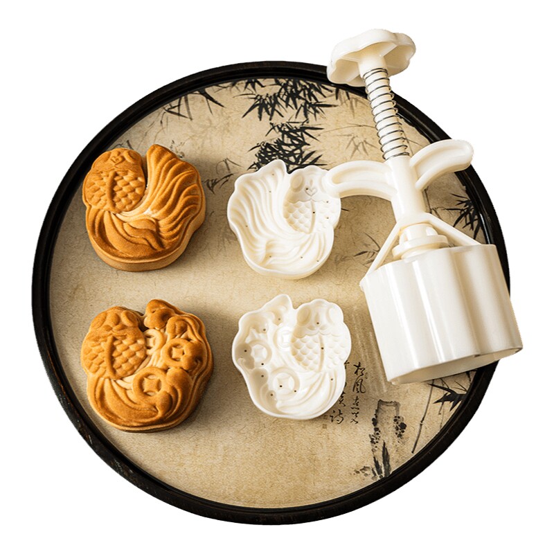 中秋节月饼模具国风绿豆糕