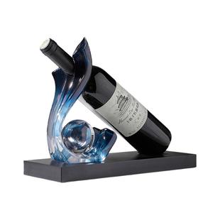 红酒架子杯架摆件葡萄酒柜轻奢高档玄关客厅装饰创意红酒瓶架托