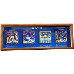 AR明清文官官补武将金属冰箱贴磁吸铁装饰故宫博物馆文创纪念品