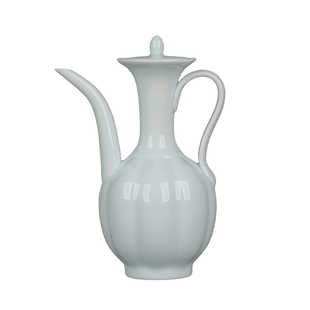 手工复古仿宋点茶小影青手执壶汤瓶中式宋代点茶工具注水执壶酒壶