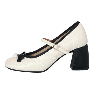 赵逸逸法式仙女风高跟鞋