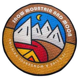 卡通可爱风圆形地毯卧室高级感地垫沙发椅子垫床前垫脚下防滑垫子