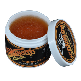 莎威斯特骷髅头发油强力定型水基发蜡造型哑光发泥背头油头啫喱膏