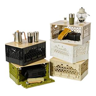 longlife收纳筐折叠收纳箱户外露营零食水果收纳筐杂物玩具收纳筐