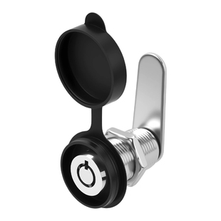 MS402电表箱转舌锁平面圆孔弹子锁机铁柜门锁文件柜梅花信箱锁