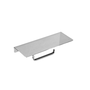 304不锈钢厕纸架免打孔 卫生间酒店浴室卷纸架厕所手机香薰置物架