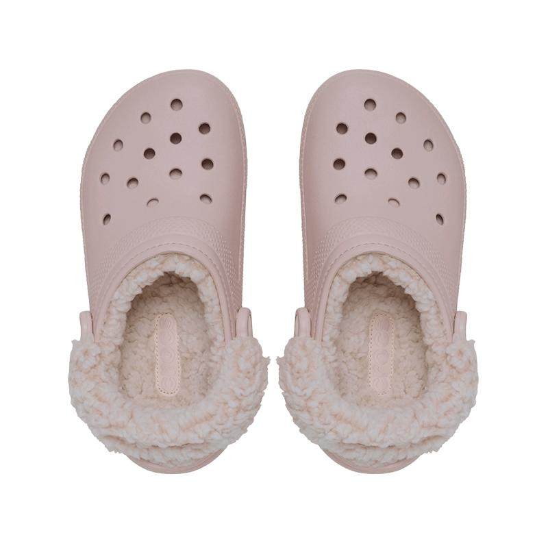 Crocs卡骆驰经典羊茸洞洞鞋男暖棉女鞋花园鞋|211396