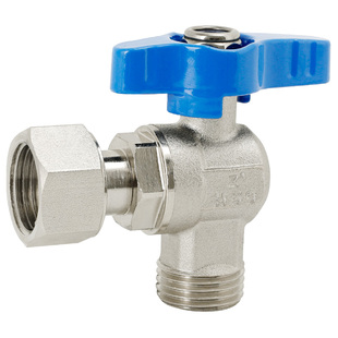 全铜内外丝活接4分阀门热水器冷热水球芯三角阀四马桶进水阀dn15