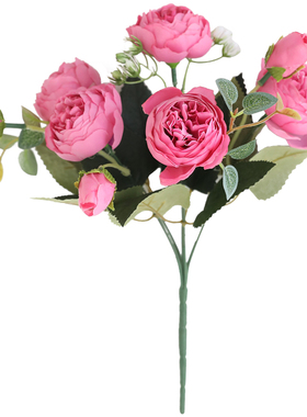 泰环小牡丹仿真花束餐桌花摆花