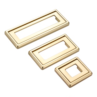 隐形暗藏抽屉拉手榻榻米床柜门明装拉手免打孔金色轻奢衣柜平拉手