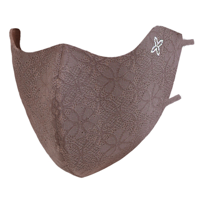 保暖口罩女秋冬天无痕3d立体蕾丝