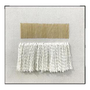 白金素絮客厅餐厅卧室装饰画玄关过道走廊纯手工定制实物装置画