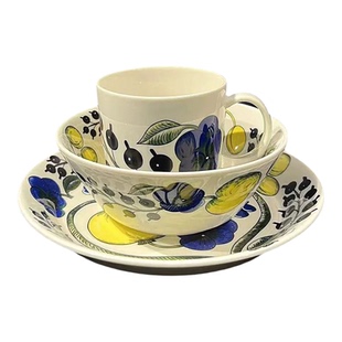 芬兰姆明爆款三件套餐具马克杯餐盘面碗可爱套装生日礼物礼盒装