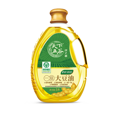天下五谷绿之源一级大豆油5升