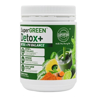 马来西亚代购 SuperFood Lab SuperGreen Detox+ 300g