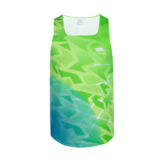 弹射者运动背心专业男士跑步田径训练健身马拉松比赛服高弹速干T