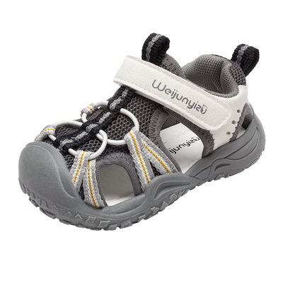 2025新款炜俊亿足男童凉鞋儿童鞋子夏季运动鞋宝宝凉鞋网鞋机能鞋