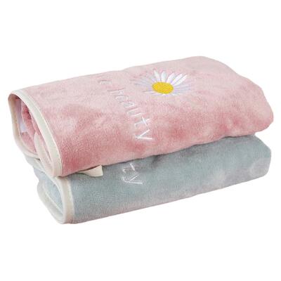 云鹭2条装吸水毛巾纯棉柔软洗脸