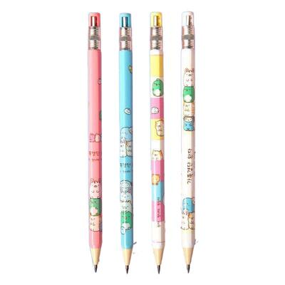 天卓卡通自动铅笔2B加粗不易断