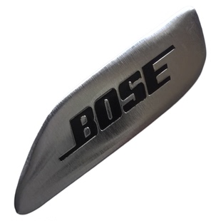 适用bose音响喇叭罩车标贴装饰贴音箱中控台汽车内饰个性改装贴标