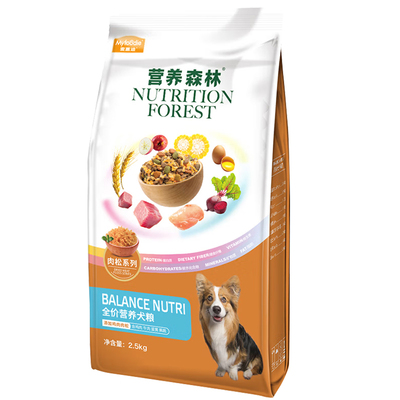 麦富迪营养森林肉松犬粮5斤