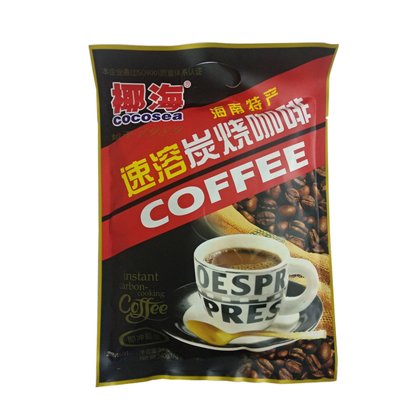 海南特产椰海速溶炭烧和椰奶咖啡