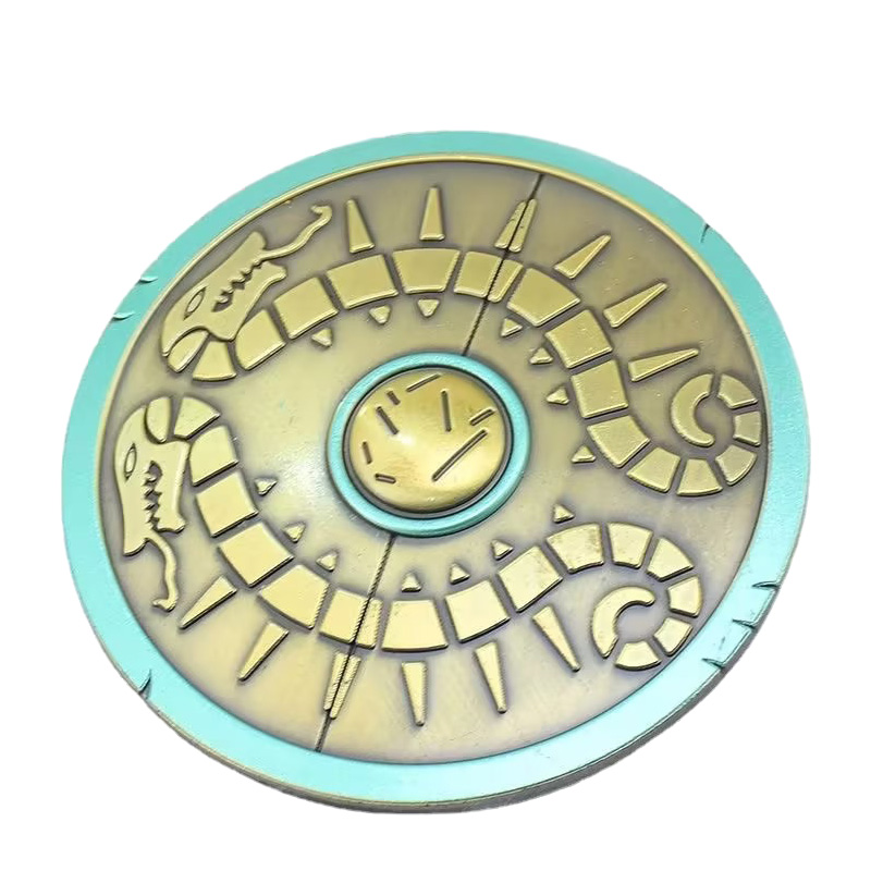 塞尔达王国之泪周边大师之剑鞘林克盾牌武器模型潮玩具合金属摆件