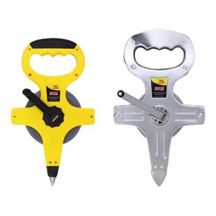 手提大卷尺50米30m软尺钢尺100米长皮尺米尺钢卷尺建筑工程测量尺