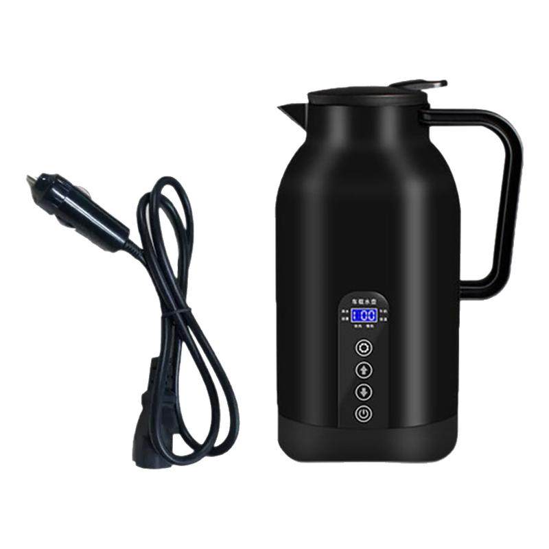 杨子车载烧水壶12v24v点烟器线烧水杯保温加热电热杯热水器充电器