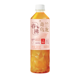统一春拂奇兰乌龙春拂云雾绿茶无糖茶饮料0糖0脂0能量500ml*15瓶