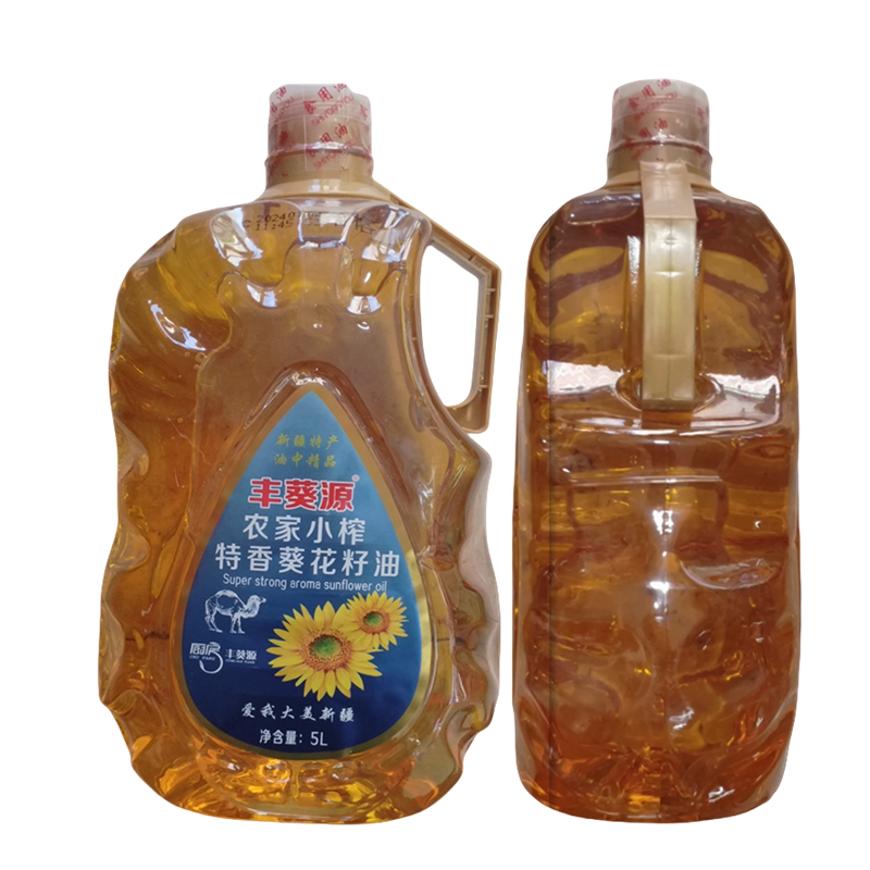 新疆小榨葵花籽油5升大桶