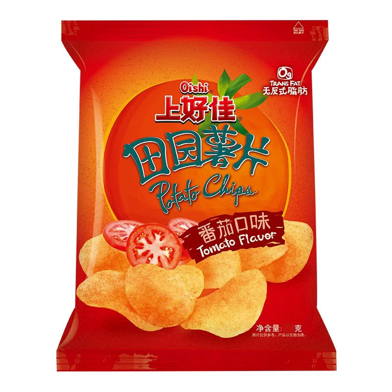 上好佳田园薯片番茄味40g