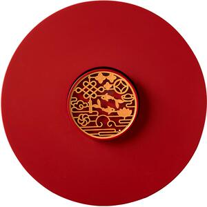 结婚过年干果盘家用客厅茶几中式糖果盒坚果瓜子收纳盒零食水果盘