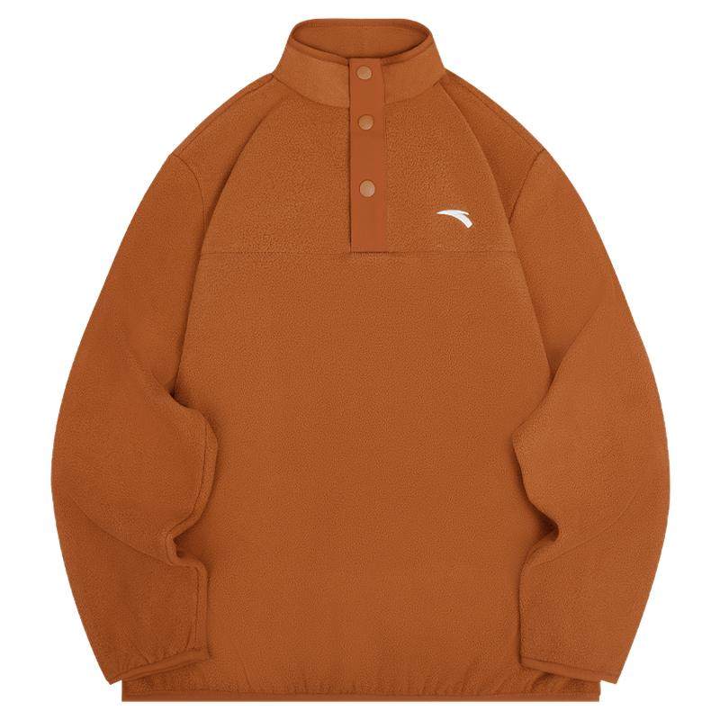 安踏儿童卫衣男童摇粒绒套头衫