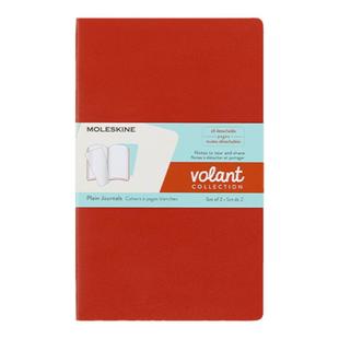 Moleskine VOLANT JOURNALS系列可撕页软抄本商务办公记事本 软面笔记本本子