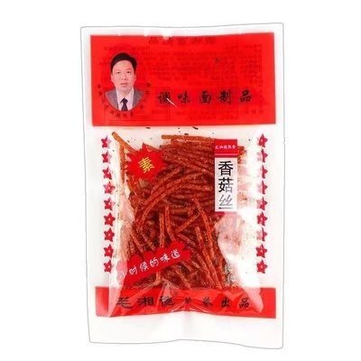 毛湘德香菇丝香辣丝辣片8090后怀旧麻辣面筋制品零食小时候辣味