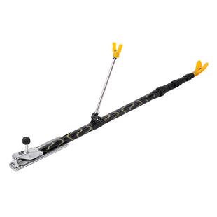 钓鱼撑杆架铝合金炮台支架手竿架杆超硬台钓干架野钓地插鱼竿支架