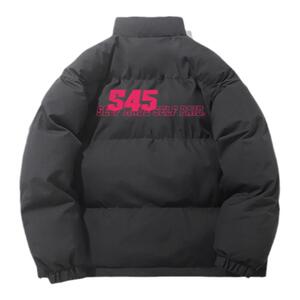 S45冬季新款基础百搭宽松街头羽绒棉服男保暖厚外套情侣休闲上衣