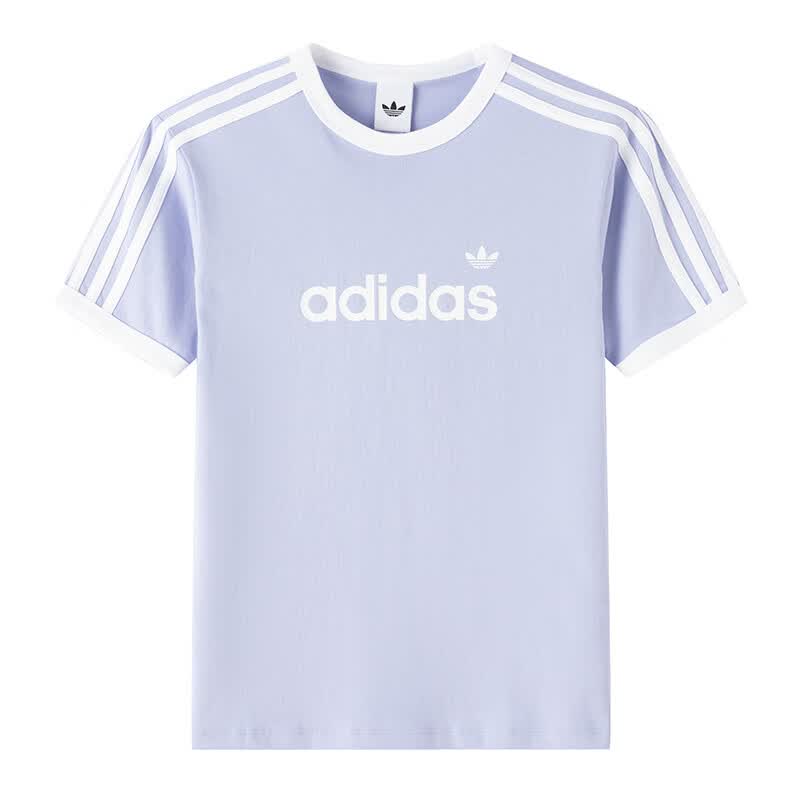 Adidas/阿迪达斯三叶草女子夏季棉质运动潮流休闲短袖T恤HZ9543