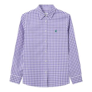 【新品】BEANPOLE滨波 2026年春季女方格纹修身简约休闲长袖衬衫